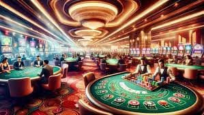 Antarmuka aplikasi mobile sensasi 55 menampilkan slot games dan pasar olahraga